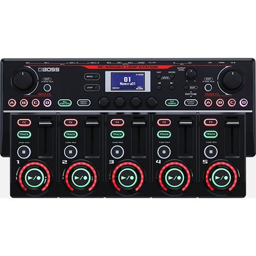 BOSS RC-505mkII Loop Station - 5 Stereo Tracks, 4 FX, Desktop Looper for Live Performance and Music Creation