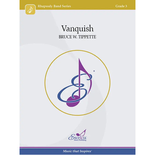 Vanquish CB Grade 3 Concert Band Sheet Music by Bruce Tippette