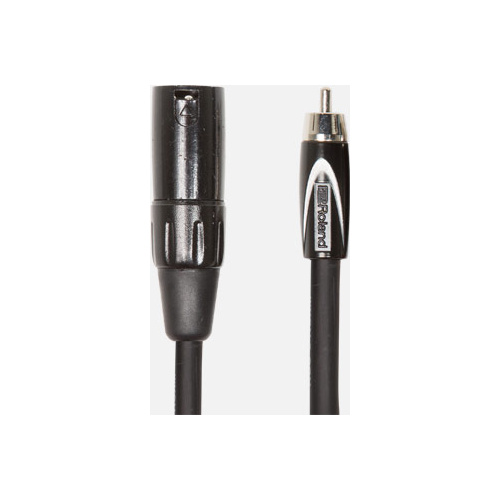 ROLAND RCC-10-RCXM XLR Male to RCA Interconnect Cable - 10ft Professional Quality