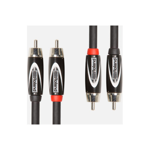 ROLAND RCC-5-2R2R 5ft RCA Interconnect Cable - Dual 2RCA to 2RCA, Oxygen-Free Copper, High Performance