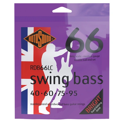 Rotosound Swing Bass 66 Double Ball End Bass Guitar Strings 40-95 [RDB66LC]