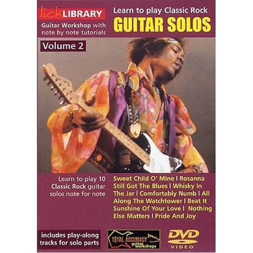 Learn To Play Classic Rock Guitar Solos2 DVD