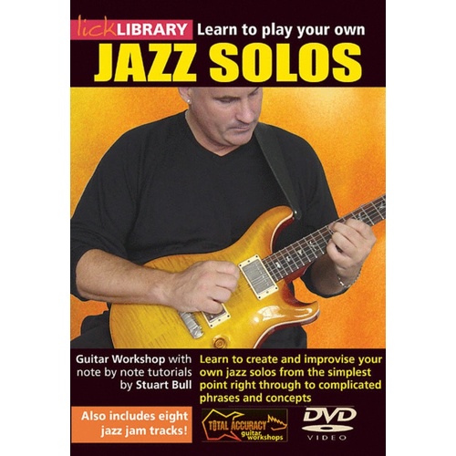 Learn To Play Jazz Solos(Your Own)Dvd