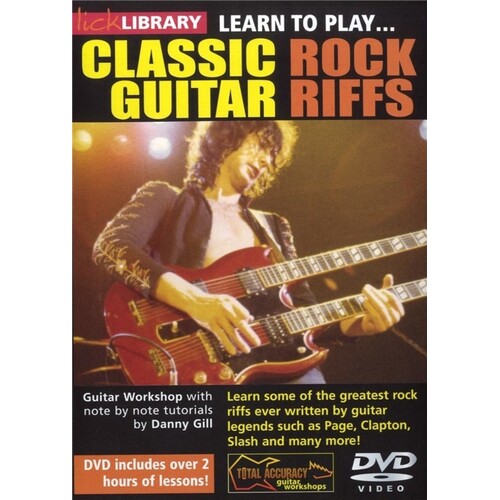 Learn To Play 20 Class.Rock Riffs Cd/Dvd