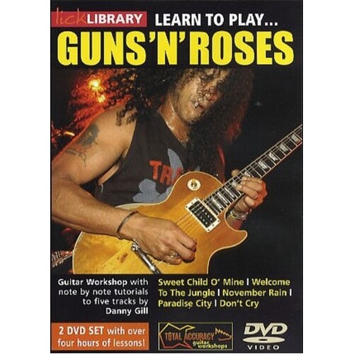Learn To Play Guns N Roses Vol 1 2Dvds