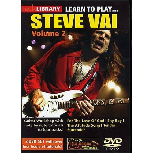Learn To Play Steve Vai Vol2 2Dvds