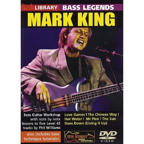 Bass Legends Mark King DVD