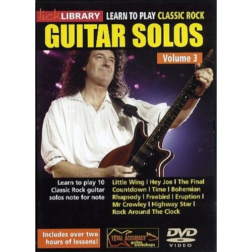 Learn To Play Classic Rock Guitar Solo3 DVD