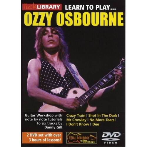 Learn To Play Ozzy Osbourne DVD