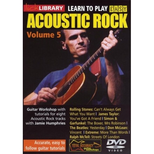 Learn To Play Easy Acoustic Rock 5 DVD