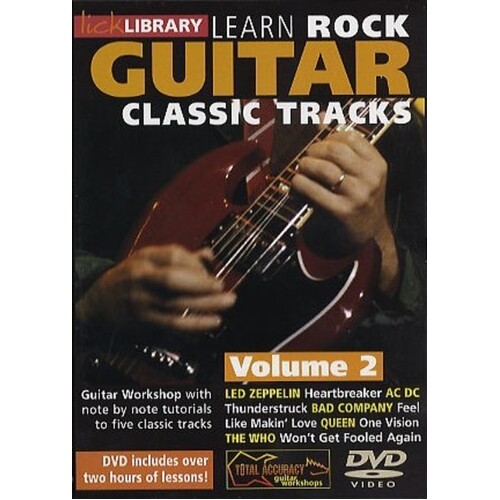 Learn Rock Guitar Classics Vol2 DVD