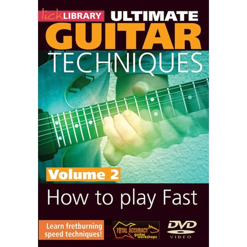 Ultimate Guitar Tech.Play Guitar Fast Vol2 DVD