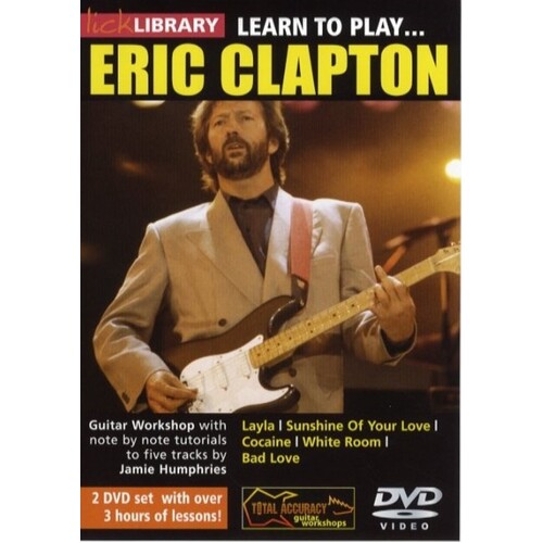Learn To Play Eric Clapton DVD