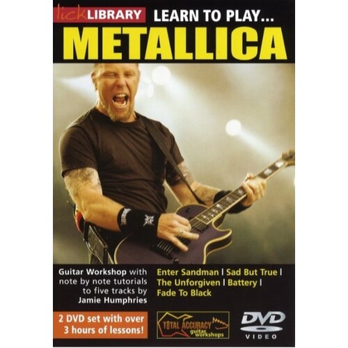 Learn To Play Metallica 2Dvds