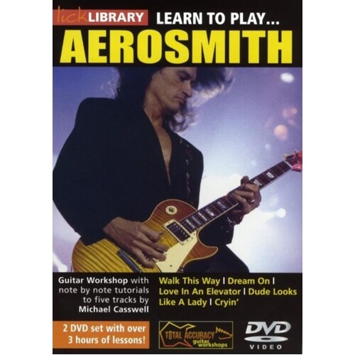 Learn To Play Aerosmith 2Dvds