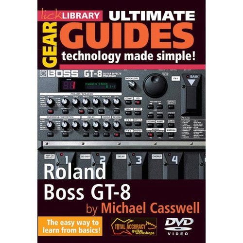 Ultimate Gear Guides Roland Boss Gt-8Dvd