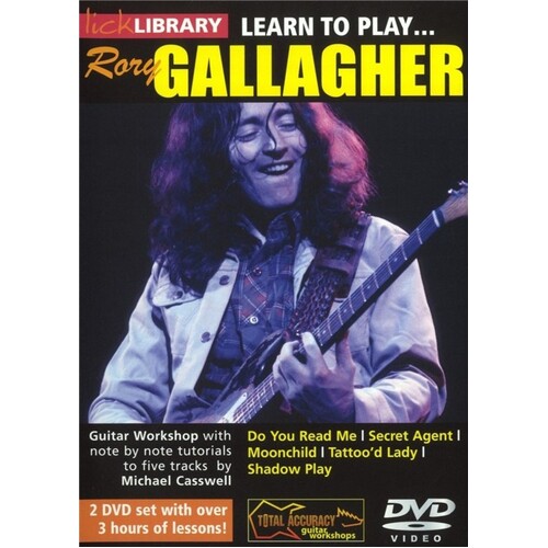 Learn To Play Rory Gallagher DVD