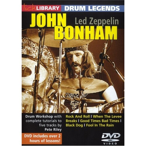 Drum Legends John Bonham (Led Zeppelin) Dvd