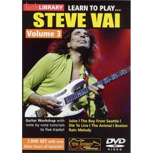 Learn To Play Steve Vai Vol 3 DVD