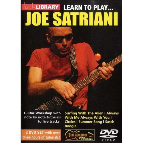 Learn To Play Joe Satriani DVD