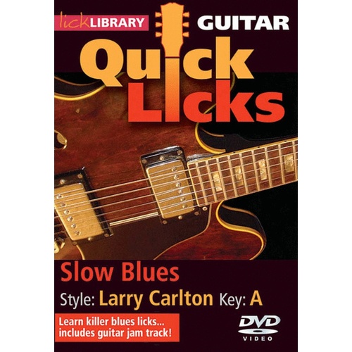 Guitar Quick Licks Slow Blues(Larry Carlton) DVD