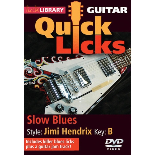 Guitar Quick Licks Slow Blues (Jimi Hendrix) DVD