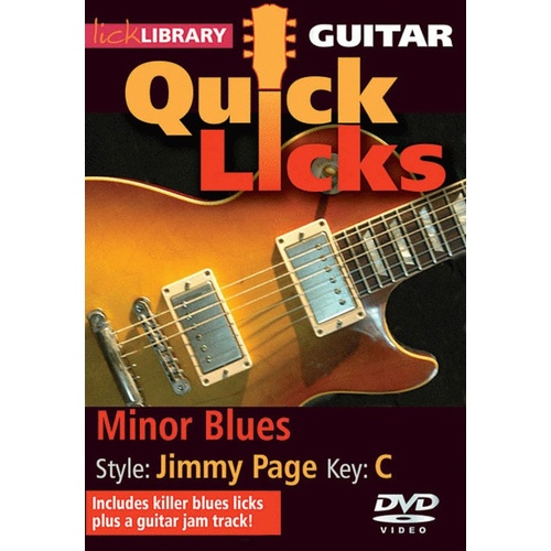 Guitar Quick Licks Minor Blues (Jimmy Page) DVD