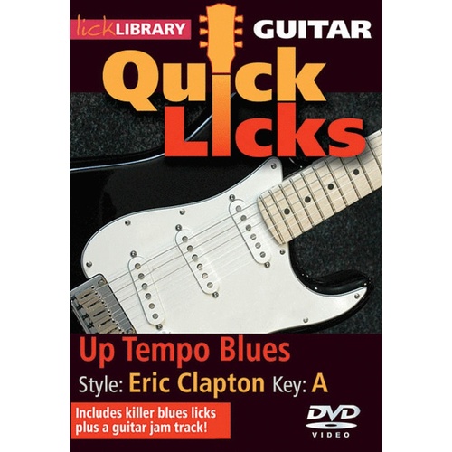 Guitar Quick Licks Up Tempo Blues(E.Clapton)Dvd