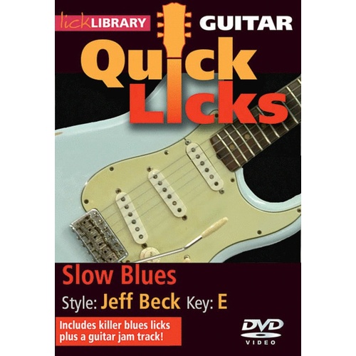 Guitar Quick Licks Slow Blues (Jeff Beck)Dvd