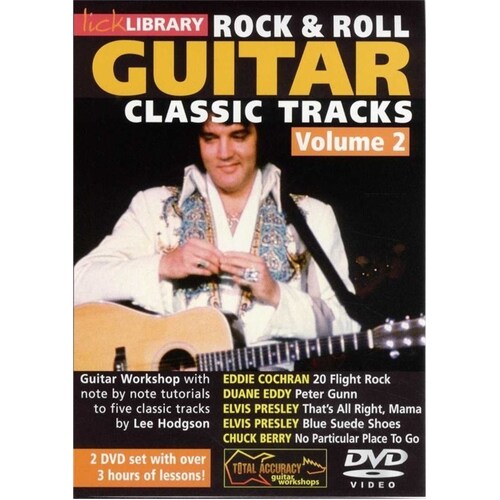 Rock And Roll Guitar Classic Tracks Vol 2 2Dvds