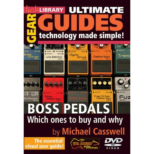 Ultimate Gear Guides Boss Pedals DVD