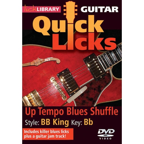 Quick Licks Up Tempo Blues Shuffle DVD
