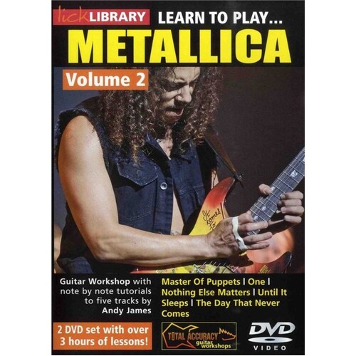 Learn To Play Metallica 2 DVD