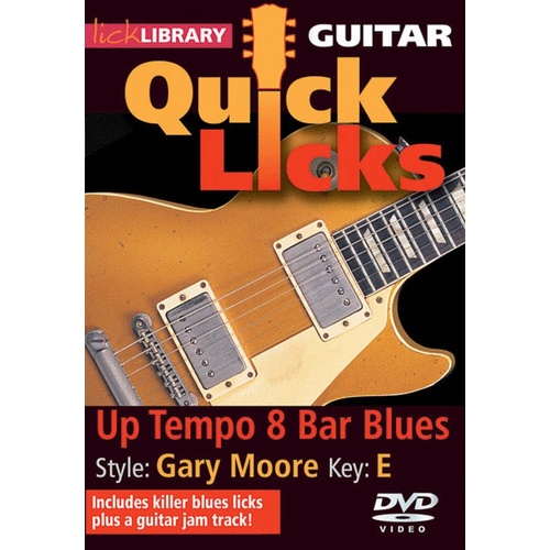 Guitar Quick Licks Up Tempo Blues(G.Moore)Dvd
