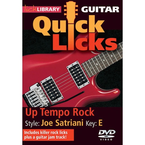Guitar Quick Licks Up Tempo Rock (Satriani) DVD