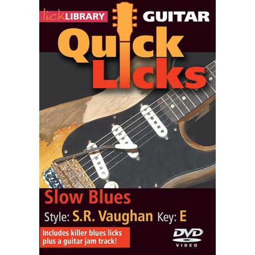 Guitar Quick Licks Slow Blues (S.R. Vaughan) DVD