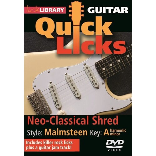 Quick Licks Neo Classical Shred DVD