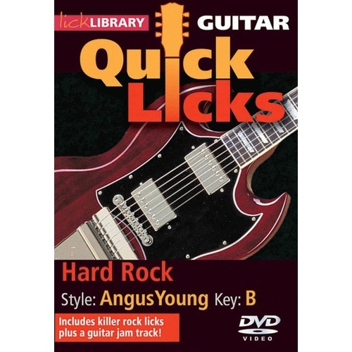 Guitar Quick Licks Hard Rock (Angus Young) DVD