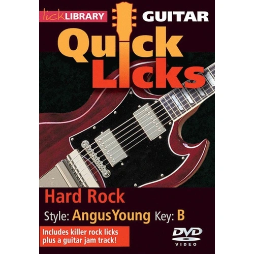 Guitar Quick Licks Hard Rock DVD featuring Angus Young