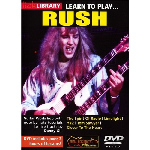 Learn To Play Rush DVD