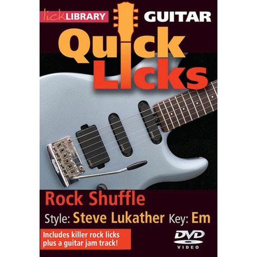 Guitar Quick Licks Rock Shuffle DVD