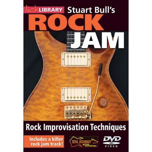 Lick Library Stuart Bull'S Rock Jam DVD