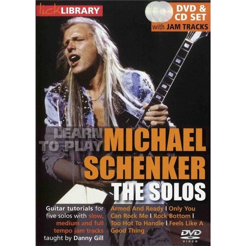 Learn To Play Michael Schenker The Solos DVD