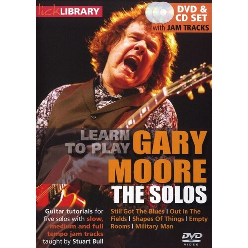 Learn To Play Gary Moore The Solos DVD