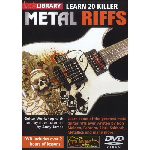 Learn 20 Killer Metal Riffs DVD