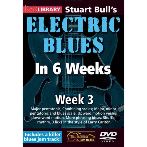 Lick Library Bull'S Electric Blues 6 Wks Guitar DVD 3