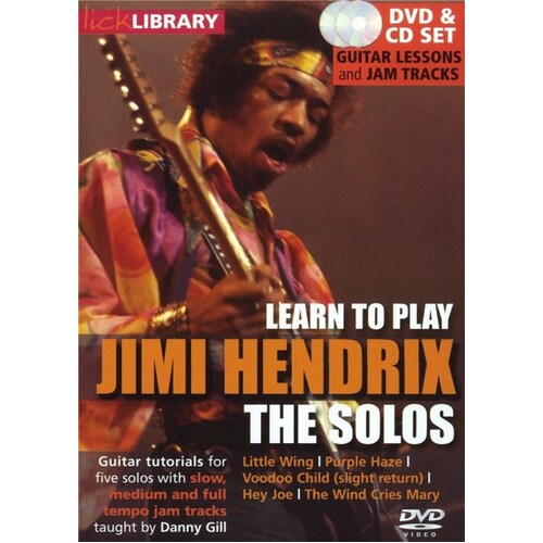 Learn To Play Jimi Hendrix The Solos DVD