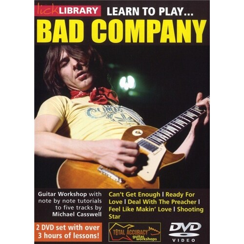 Learn To Play Bad Company DVD