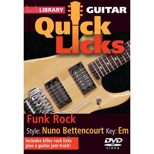 Quick Licks Funk Rock Guitar DVD