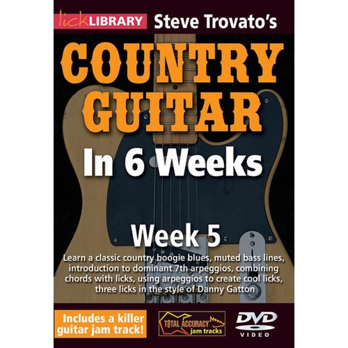 Lick Library Steve Trovatos Country Guitar 6Wks-Wk5